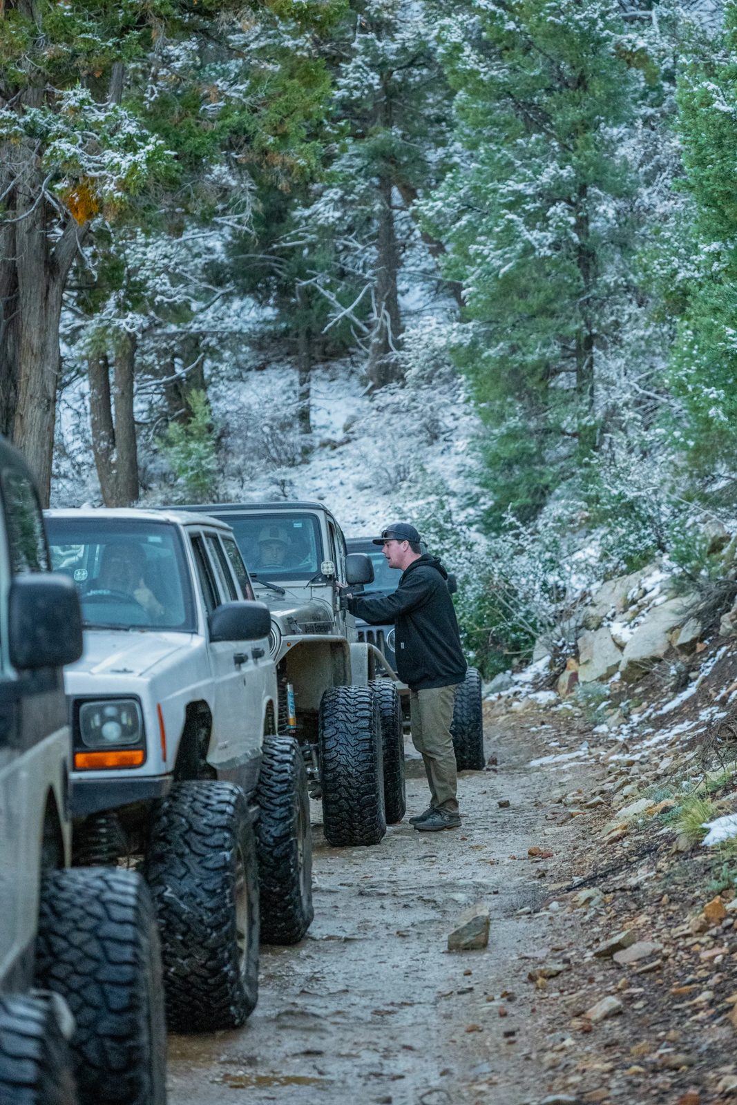 A client's adventure business, out in the field