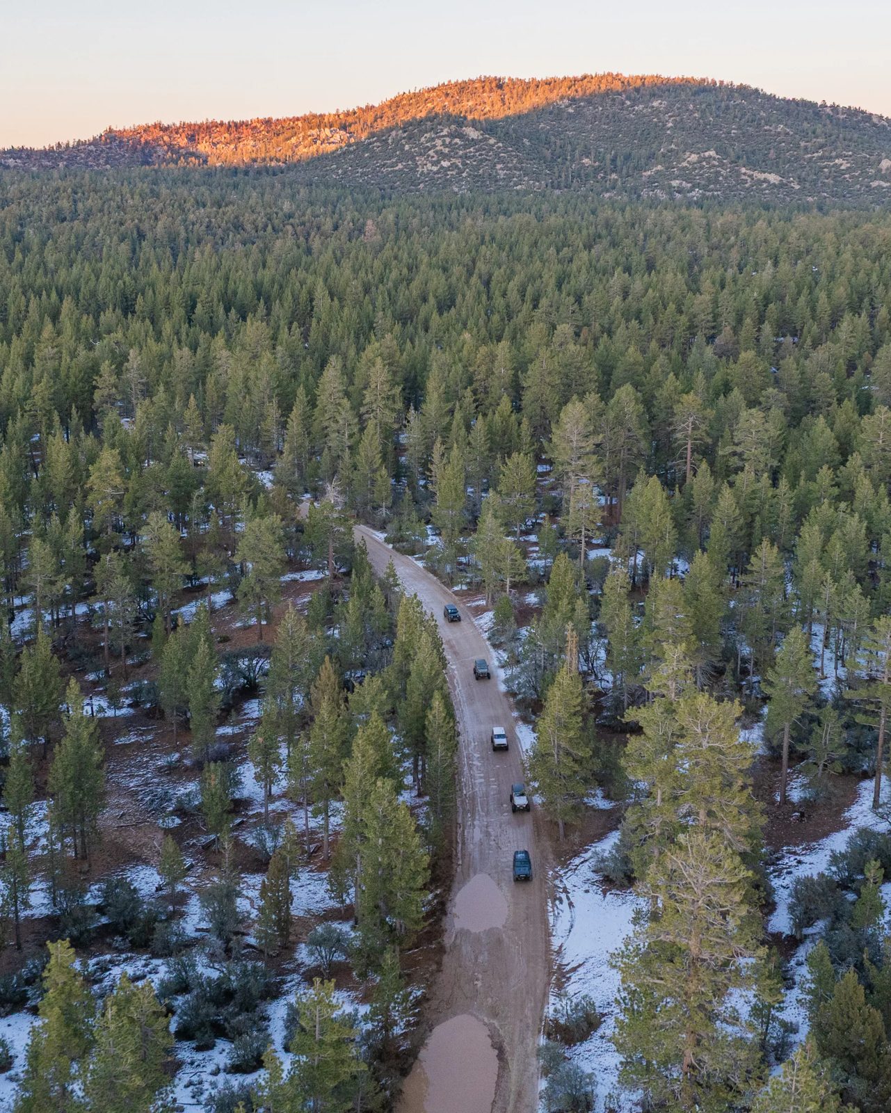 A client's adventure tour business seen from above