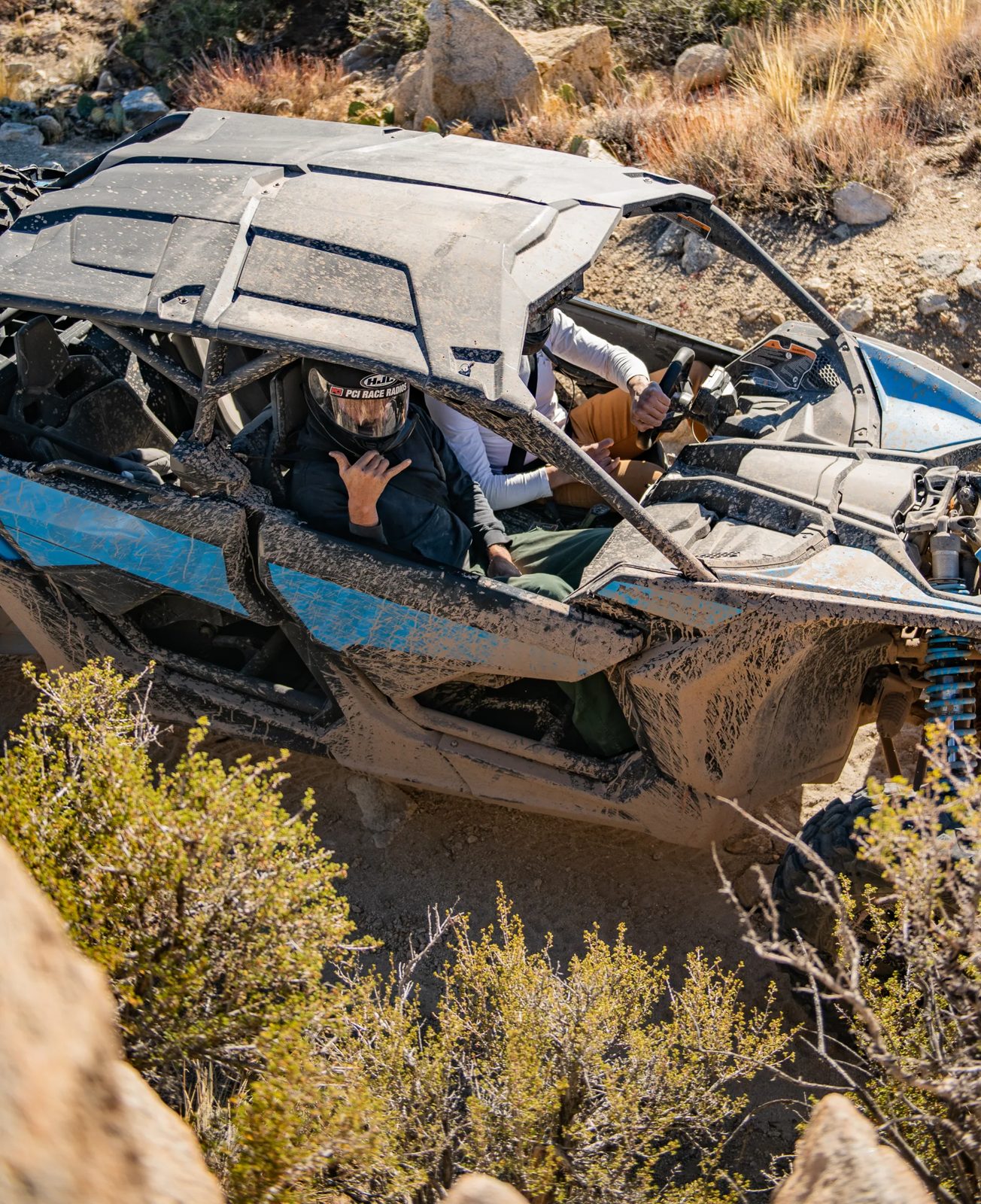 A client's outdoor adventure business, out in the field
